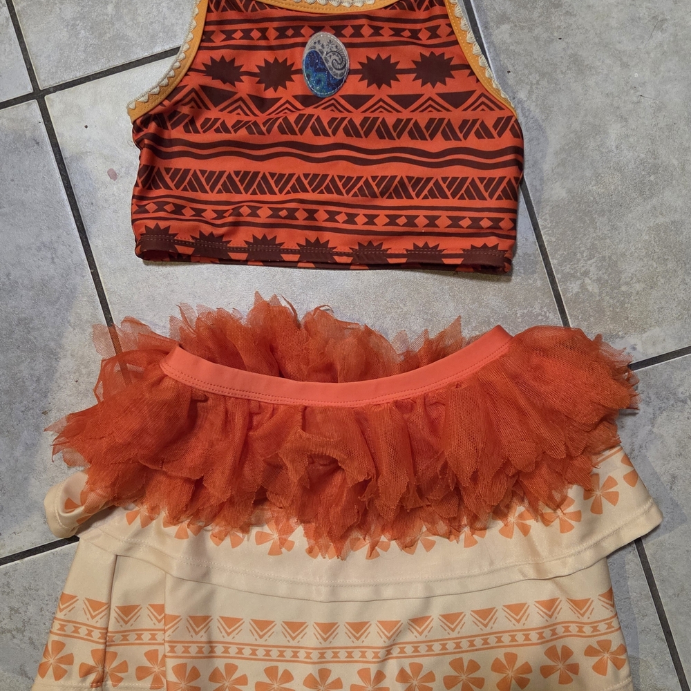 Disney Kids Costume - Orange and Cream Set